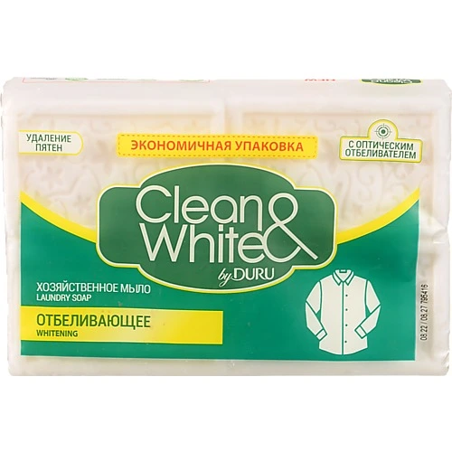 Мило господарське відбілююче Clean&White Duru 4x120г