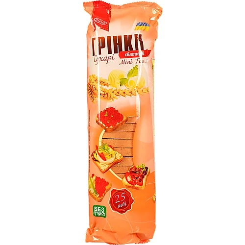 Грінки Герчак 140г святкові міні тости