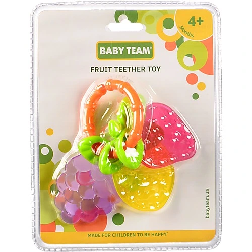 Брязкальце-прорізувач BABY TEAM [Фруктиk. арт. 8470