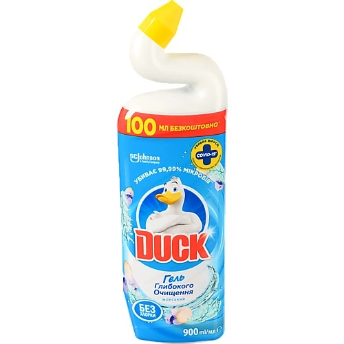 Гель для чищення унітазу Duck Морський 900мл 5в1