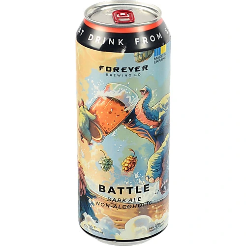 Пиво Forever 0.5л battle темне б.а н.ф з.б