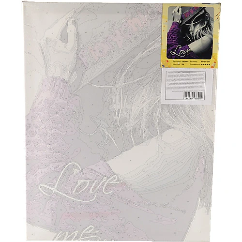 Картина Закохана у капелюху 40х50 0602 ОРТ