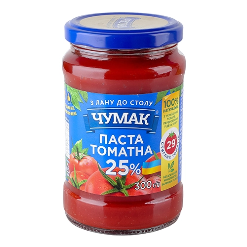 Томатная паста Чумак 300г 25%