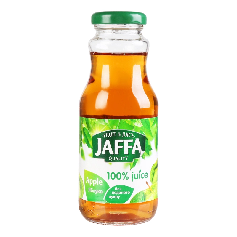 Сік яблучний освітлений Jaffa скляна пляшка 0.25л