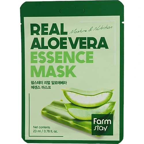 Маска Farmstay 23мл д.обличчя real aloe vera essence mask тканинна Алое