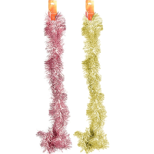 Новорічна мішура 9см*200см асортимент тип 3