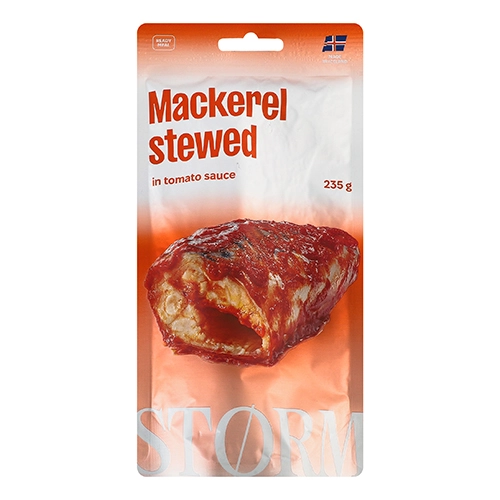 Скумбрія томлена в томатному соусі Storm д/п 235г