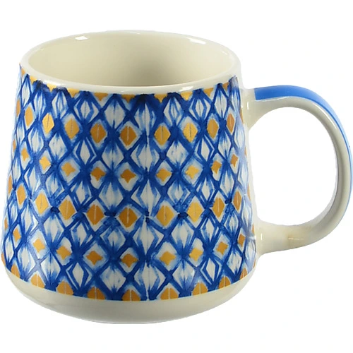 Чашка керамічна Орнамент синій 330мл тип 1