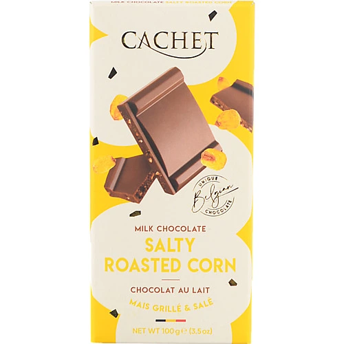 Шоколад Cachet 100г salty roasted corn молочний