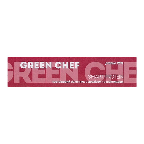 Батончик Green Chef 40г smart protein протеїнов