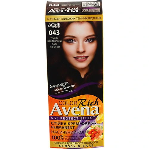 Крем-фарба для волосся стійка Rich Color 043 Avena 1шт