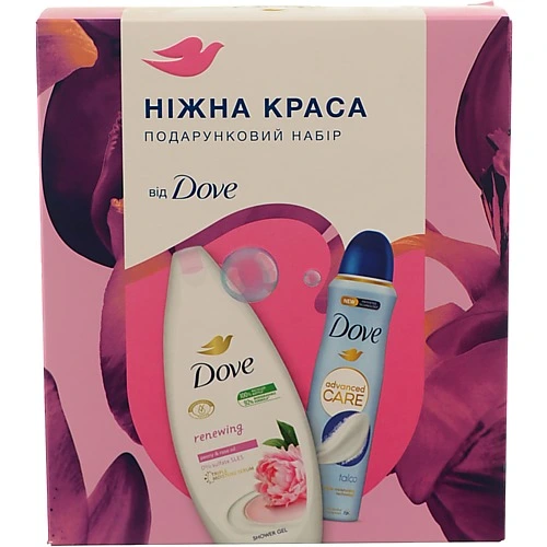 Набір подарунковий Dove [Ніжна красаk