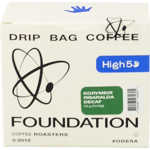 Кава Фаундейшн 7шт колумбія dekaf дріп