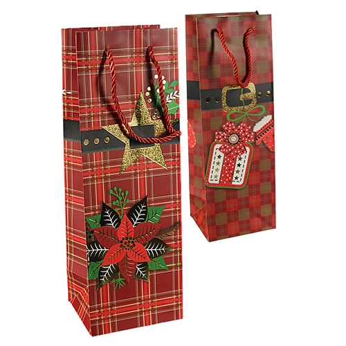 Пакет подарунковий новорічний 351210cм