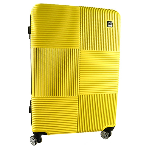 Валіза пластикова 75х48х28см колір yellow