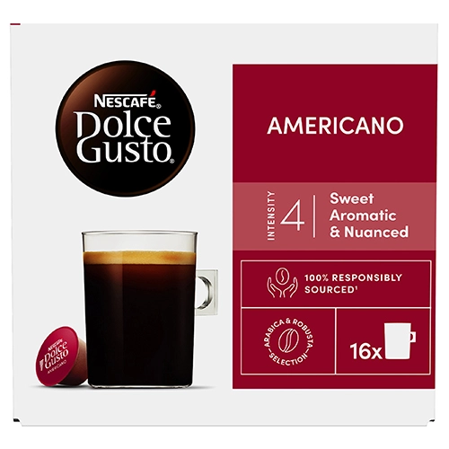 Кава Nescafe 136г dolce gusto амерікано капсули