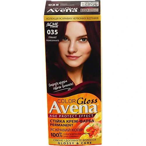 Крем-фарба для волосся стійка Gloss Color 035 Avena 1шт