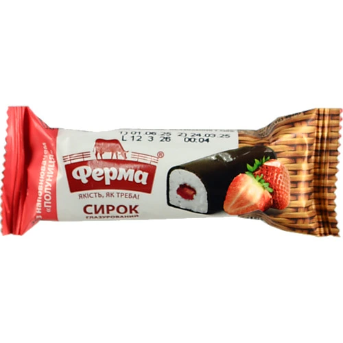 Сирок Ферма 36г  23  глазурований полуниця