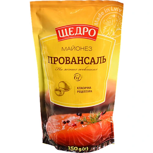 Майонезний Щедро 150г 67% провансаль д.п