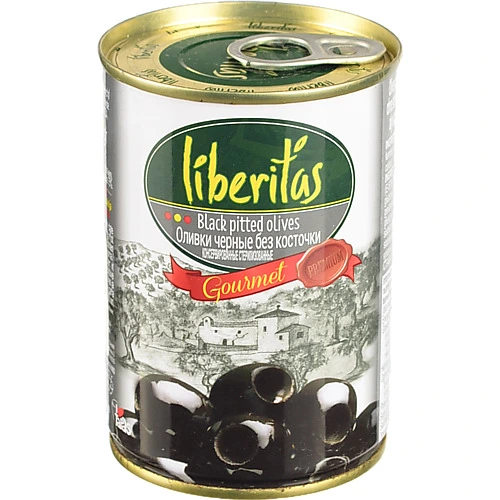 Маслини LIBERITAS280г  б.кісточки