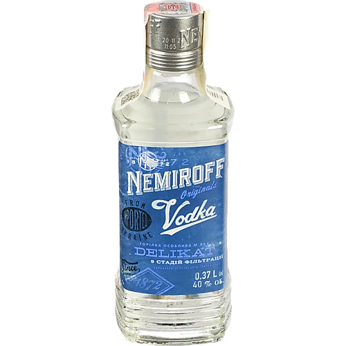 Горiлка Nemiroff 0.37л deliкаt м'яка штоф