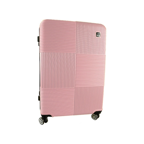 Валіза пластикова 55х36х22см колір rose gold
