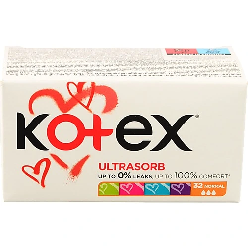 Тампони Kotex нормал 32x24