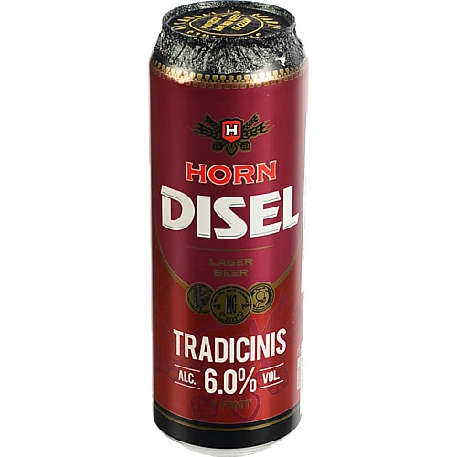 Пиво Horn Disel 0.568л traditional lager світле фільтроване з.б.