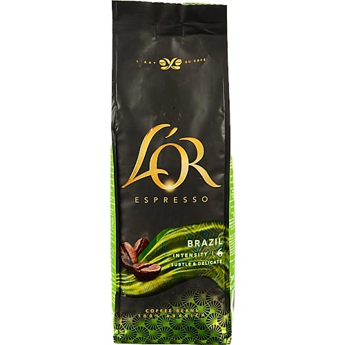 Кава L'OR Espresso Brazil 500г зерна