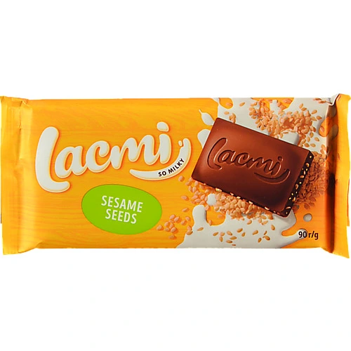 Шоколад молочний з сезамом Lacmi Roshen м/у 90г