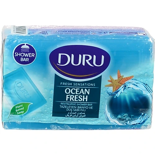 Мило туалетне для душу відновлююче Свіжість океану Fresh Sensations Duru 150г
