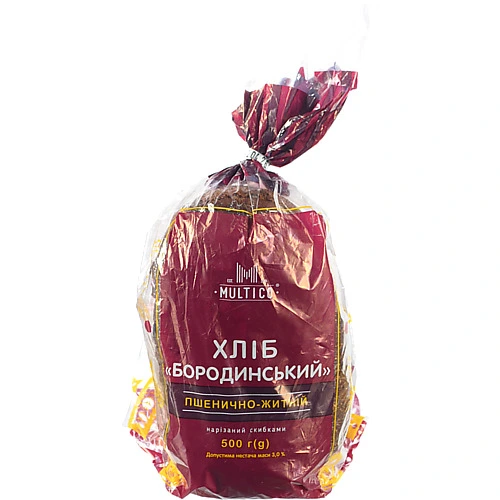 Хліб Multico 500г бородинський