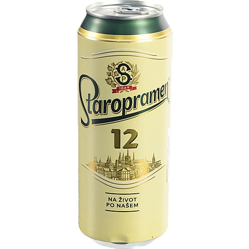 Пиво Staropramen 0.5л 12 ж.б.