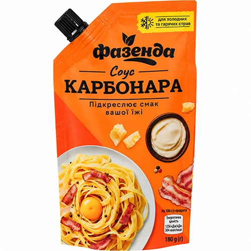 Соус Фазенда Карбонара 30% д.п. 180 г