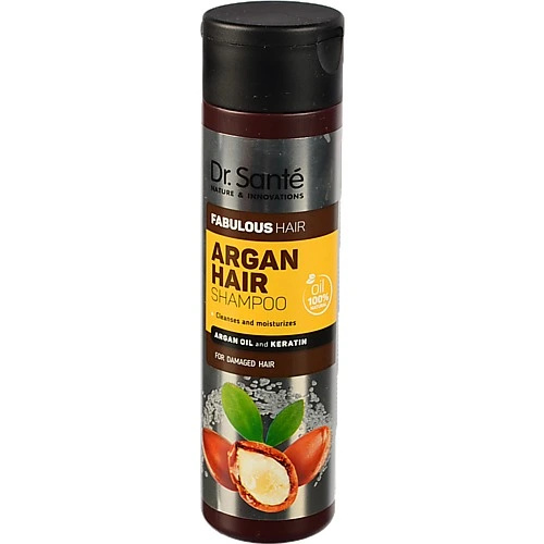 Шампунь очищення-зволоження Argan Hair Dr.Sante 250мл