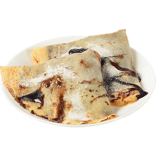 Млинці з бананом та шоколадом