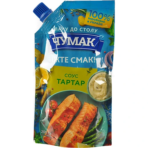 Соус Тартар Чумак д/п 200г