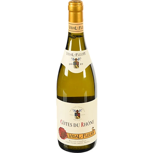 Вино Vidal-Fleury 0.75л кот дю рон біле 2020