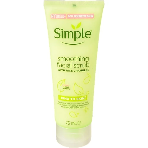 Скраб для обличчя вирівнюючий Kind to skin Simple 75мл