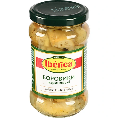 Гриби мариновані Боровики Iberica с/б 280г