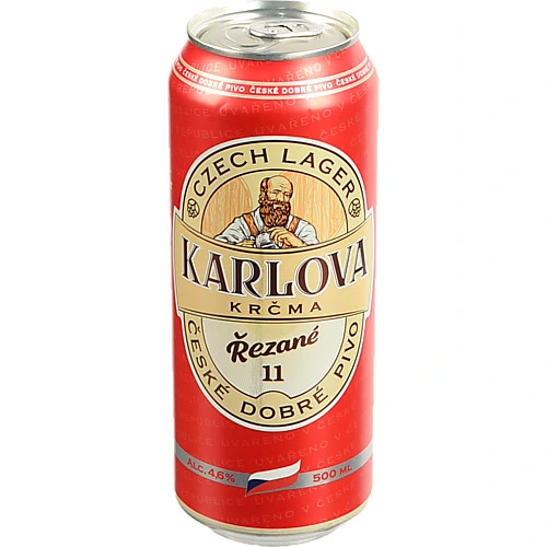 Пиво Karlova Krcma 0.5л напівтемне rezane фільт. з.б.