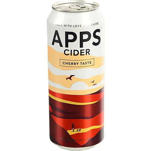 Сидр Apps 0.5л 5.5% вишняз з.б
