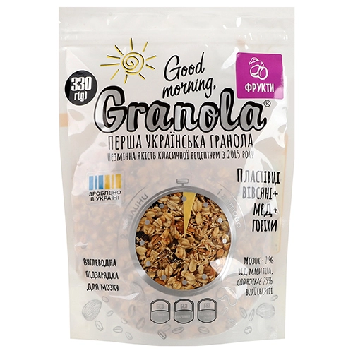 Гранола Фрукти Good morning Granola д/п 330г