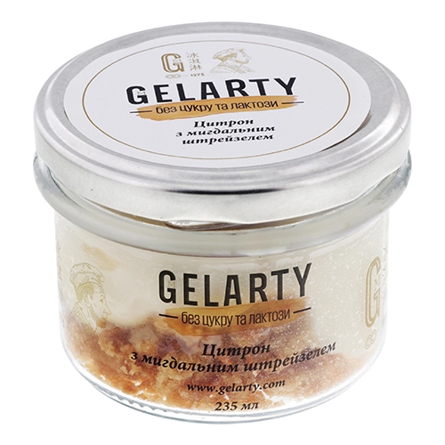 Морозиво Gelarty 235г цитрон мигдальний штрейзел