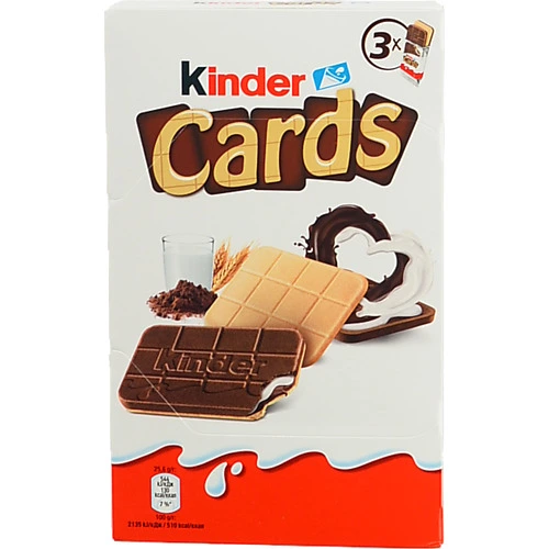 Печенье Кіндер 78г кардс