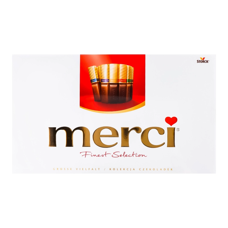 Цукерки Асорті з шоколаду Finest Selection Merci к/у 400г