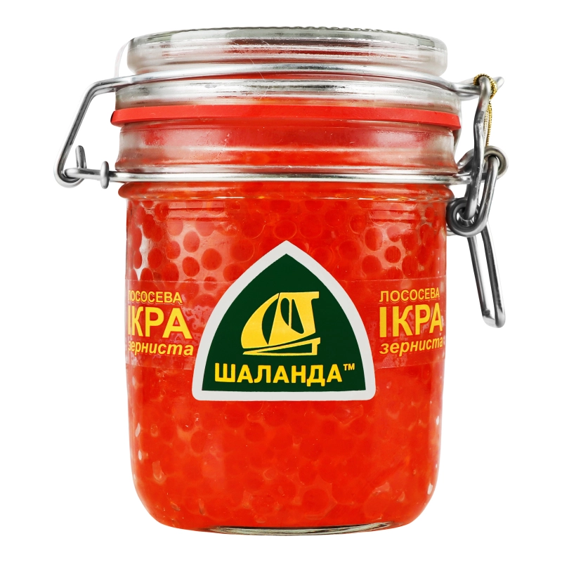 Ікра лососева зерниста солена Шаланда с/б 350г