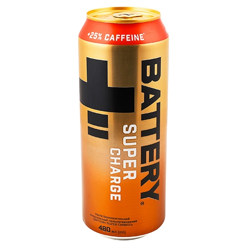 Напій енергетичний Battery 0.5л super charge с.г з