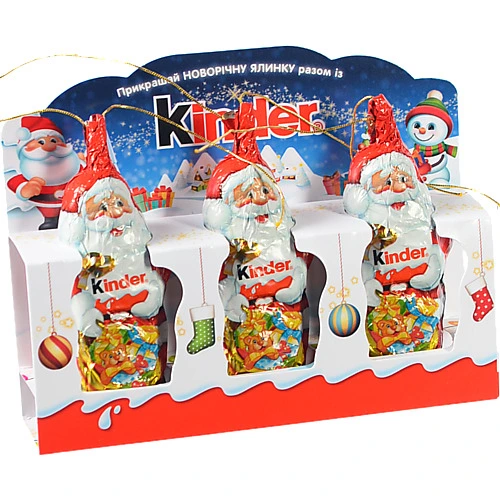 Шоколад фігурний молочний з молочним шаром Kinder к/у 45г