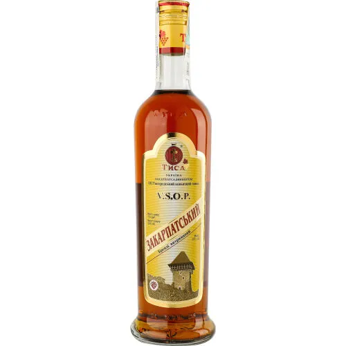 Бренді Тиса 0.5л закарпатський VSOP